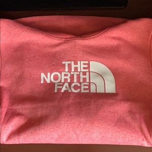 Pink North Face hoodie